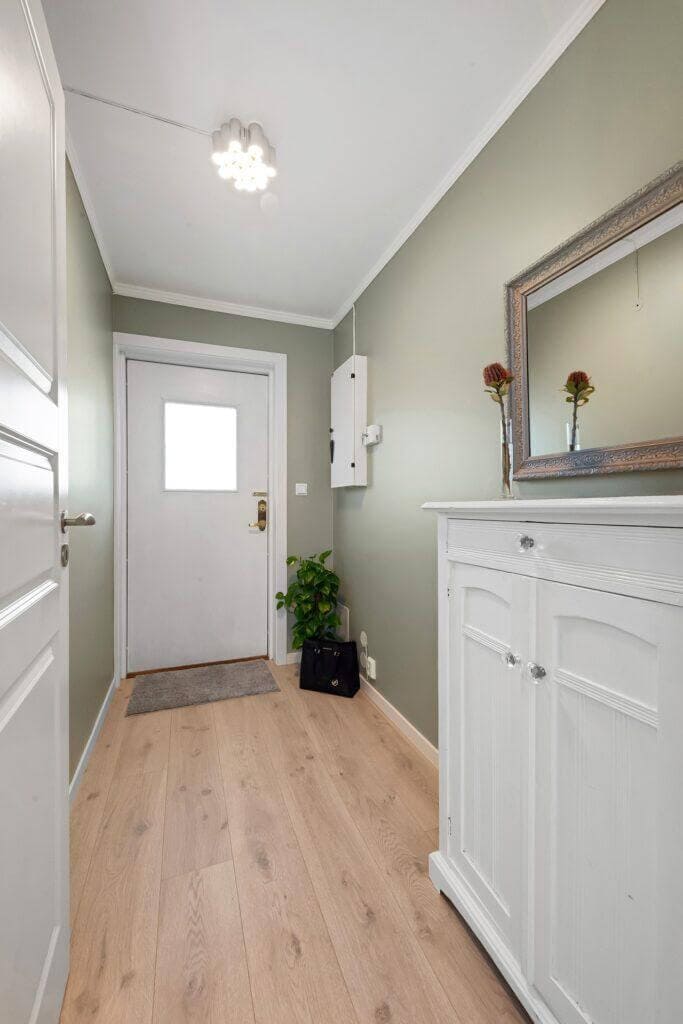door side cabinet unit painted white
